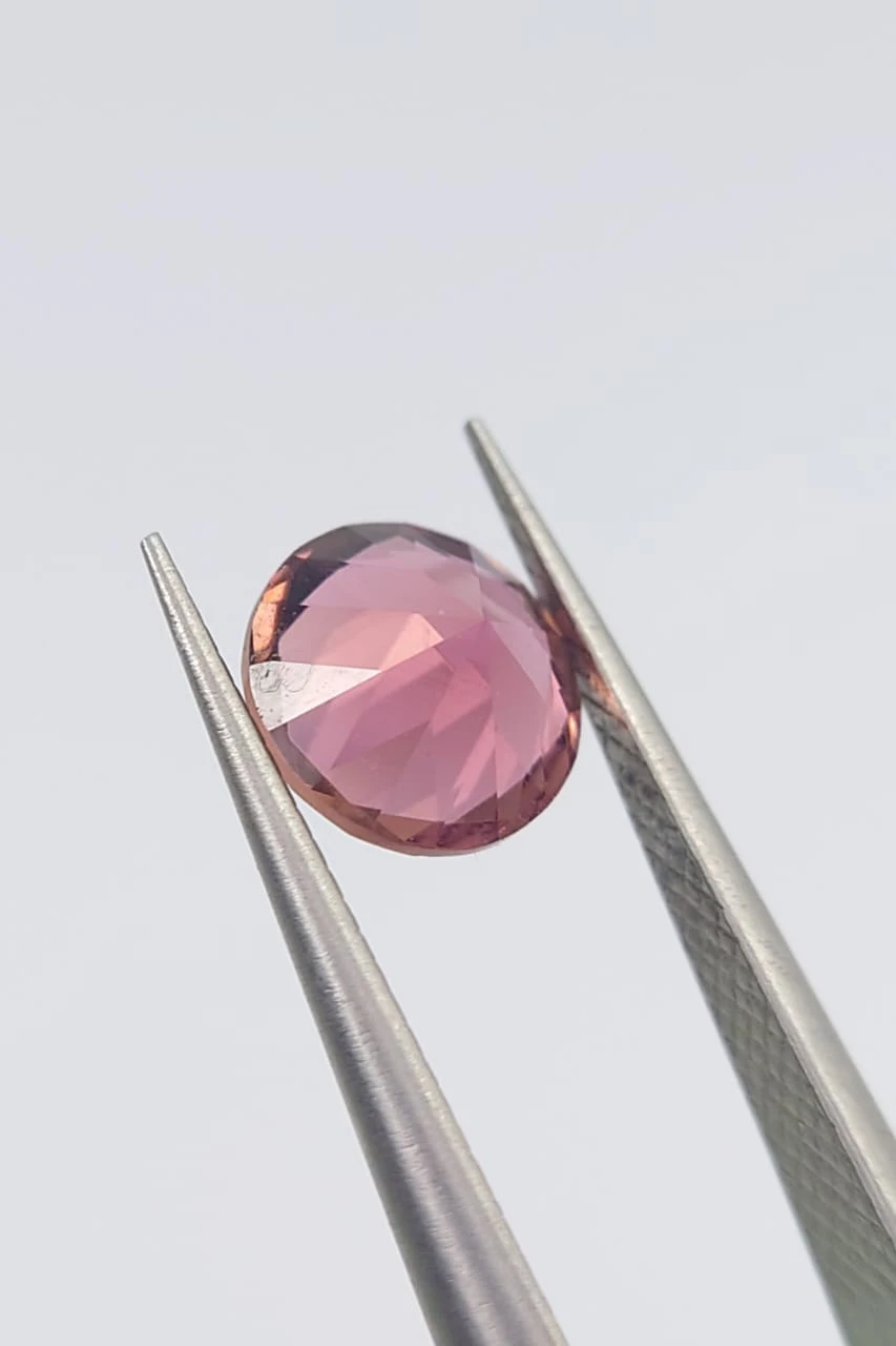 1.14ct Natural Tourmaline Round Cut Loose Gemstone From Afghanistan — view 1